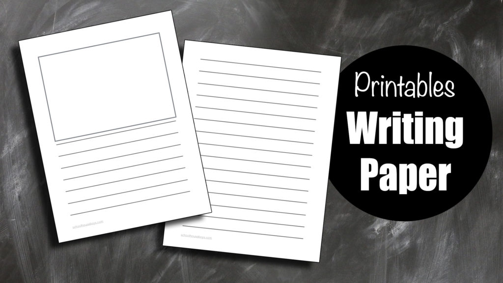 free printable writing pages