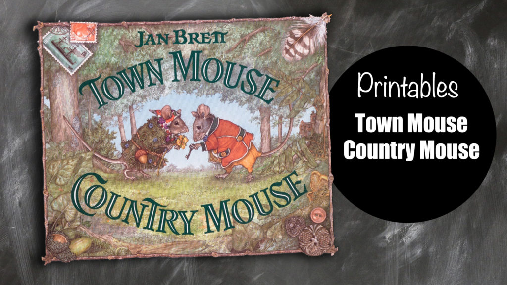Town Mouse Country Mouse worksheets - free printable