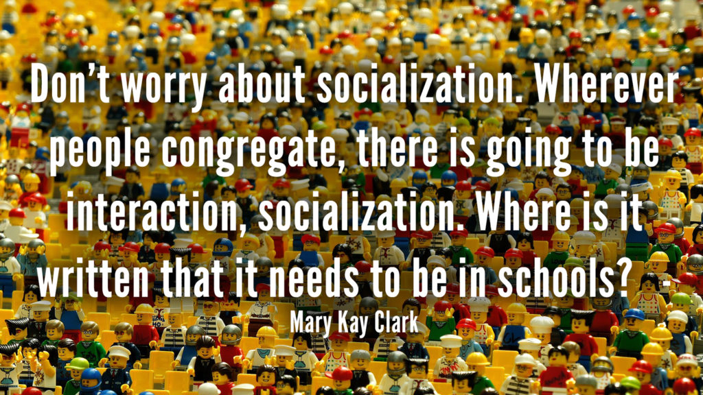 Don’t worry about socialization